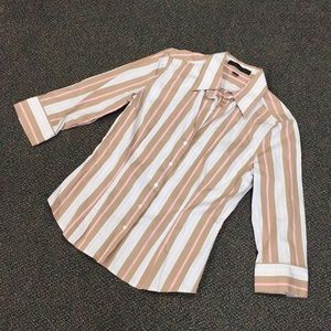 Express Brown And Pink Top, Size Medium ❤️